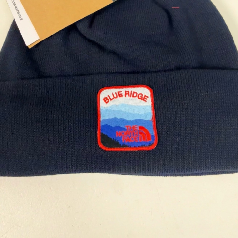 TNF North Face Earthscape Embroidered Patch Beanies set of 3 New NwT Mountains - Picture 6 of 10